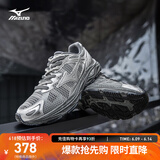 美津浓（MIZUNO）男女跑步运动鞋 缓震透气 网面拼接 反光标识 RACER S