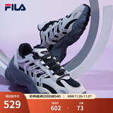 FILA斐乐女鞋休闲鞋鱼刺二代老爹鞋运动鞋增高厚底慢跑鞋SOFIA Ⅱ 黑/南极灰-BA 37.5