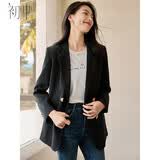 初申春秋西装外套女复古高级感时尚气质通勤休闲外套上衣S143U6009