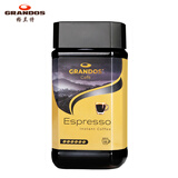 格兰特（GRANDOS）特浓纯黑速溶咖啡100g 德国原装进口