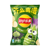 乐事（Lay's）夏季限定原切薯片 清新芥香味 70克