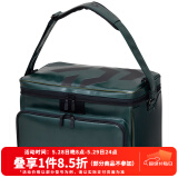 达亿瓦（DAIWA）HERA鲫鱼系列 台钓竿包收纳袋 坐垫背包段差 台钓钓鱼装备渔具包 收纳袋35(C) 金属绿