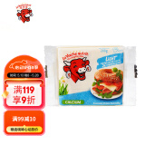 乐芝牛芝士奶酪片三明治淡味200g/10片装 高钙营养早餐吐司汉堡芝士饭