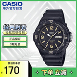 卡西欧（CASIO）复古休闲腕表时尚指针防水学生运动手表 MRW-200H-1B3VDF