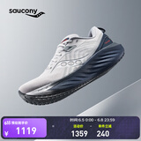 Saucony【彭于晏同款】索康尼胜利22专业强缓震跑鞋男厚底跑步鞋运动鞋男 白深兰218【宽楦】 41