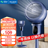 美菱（MeiLing） 电风扇空气循环扇家用办公家落地扇循环对流节能换气扇 蓝色机械加高103cm
