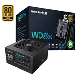 航嘉（Huntkey）WD850K全模组 金牌850W电脑电源（80PLUS金牌/单路70.8A/原生PCIe5.1/全电压/LLC+SR+DC-DC）