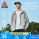 匹克防晒风衣男夏季速干冰丝休闲防晒衣户外透气风衣连帽外套DF652521