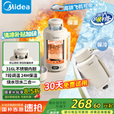 美的（Midea）电热水壶便携式烧水杯旅行 车载烧水壶 户外大容量1.2L 国补宽电压保温保冷 恒温壶MK-DB12X18-PRO