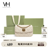 VANESSA HOGAN VH女包茵然软包系列复古太阳神斜挎包菱格链条腋下包小众单肩包