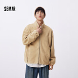 森马（Semir）夹克男冬抗静电外套摇粒绒情侣上衣109724108203