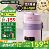 艾仕玛电炖锅多功能1-2人家用办公室煲汤煮粥神器便携大容量蒸煮养生电炖杯全自动一体婴儿辅食锅 【1.5L大容量】香芋紫+升级款 1.5L