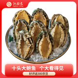 江船长 冷冻大鲍鱼 净重400g 10粒袋装 火锅食材 烧烤 贝类生鲜 