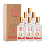 衡水老白干47度500ML*6瓶 精梁酒 整箱 礼盒 老白干高粱酒粮食酒白酒老白干 47%vol 500mL 6盒