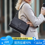 朱尔包包女包头层牛皮软皮单肩斜挎包女时尚中年妈妈包生日礼物女