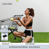 Calvin Klein内衣【摩登引力带】女士本命年ck家居外穿睡裤辣妹运动短裤QS5982 001-太空黑 S