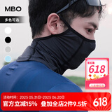 MBO骑行面罩AM11防晒防尘透气防晒面巾 24款-黑色 均码