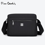 皮尔卡丹（pierre cardin）男包休闲斜挎包新款单肩包轻便商务通勤差旅挎包男便携牛津布男包 标准款【长28高21厚10cm】 【官方旗舰正品保证假一罚十】