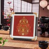 画卿颜 新中式喜庆葫芦刺绣摆台画客厅玄关摆件寓意好乔迁送礼苏绣挂画