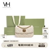 VANESSA HOGAN VH女包茵然软包系列复古太阳神斜挎包菱格链条腋下包小众单肩包