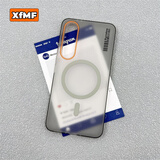 XFMF高级感多巴胺适用魅族21肤感高级ins风磁吸超薄手机壳魅族21Pro防摔磨砂撞色条码半透明硬壳男女 【钛灰】磁吸-PC柔砂肤感壳 魅族21