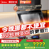 美的（Midea）抽吸排油烟机 家用侧吸式吸油烟机 排烟机 厨房脱排烟机CXW-200-J30家电国家补贴立减15%