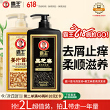洗发水姜汁首乌控油去屑洗头膏黑芝麻柔顺保湿洗发露套装2L装