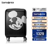 新秀丽（Samsonite）行李箱25英寸拉杆箱迪士尼米奇扩容旅行箱AF9黑色托运密码箱