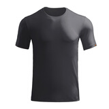 龙牙【满2件-100】三代秘纤速干圆领短袖男士夏季战术百搭战术户外T恤 谍影灰（圆领） M 175/96A(135-160斤)