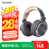 OneOdio头戴式耳机 音乐耳机 专业录音监听耳机DJ主播调音台录音棚专用 高保真HIFI全封闭 Pro10 钛空灰