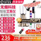 鸿益德 艾灸家用仪器一体机语音无烟熏蒸仪美容院养生理疗艾炙灯烤电仪 白色豪华尊享款-七核加热+七光渗透XJAY07