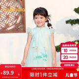 巴拉巴拉女童连衣裙宝宝童装2024夏季儿童裙子国风旗袍网纱裙208224111023