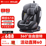 innokids儿童安全座椅汽车用ISOFIX接口 0-4-12岁婴儿宝宝新生儿可躺YC06