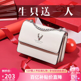 啄木鸟（TUCANO）包包女款2025年牛皮链条小方包单肩斜挎包520送女朋友礼物