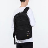 Jordan男女乔丹 聚酯纤维 飞人Logo徽章 书包双肩包HA5477-023黑 均码