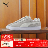彪马（PUMA）经典复古透气小白鞋男女百搭休闲板鞋运动鞋CAVEN 391939 燕麦灰-米白色-04 40