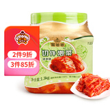 富爸爸 切件泡菜1300g/瓶 韩式辣白菜酱菜咸菜下饭菜