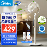 美的（Midea）【幸运草安睡风扇Promax】空气循环扇/直流变频摇头APP遥控电风扇家用轻音落地扇抑菌净化GDI24GT