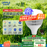 欧普（OPPLE）LED灯泡2级能效灯泡E27螺口商用摆摊大功率厂房工矿灯100瓦白光