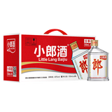 郎酒 【官方授权】歪嘴小郎酒 浓酱兼香型白酒 45度四川白酒 45度 100mL 6瓶 经典小郎酒手提礼盒