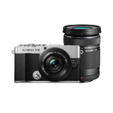 奥林巴斯（OLYMPUS）PEN E-P7 微单相机 EP7数码相机 双镜头微单套机 色彩创作 滤镜拍摄（14-42mm & 40-150mm）银