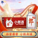 郎酒 小郎酒经典款 浓酱兼香型白酒 45度100ml*6瓶 礼盒整箱装