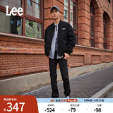 Lee春夏舒适中腰大锥形怀旧款日常显瘦五袋裤复古男牛仔长裤休闲潮流 黑色(731舒适锥形版型） 32 (140-150斤可选)