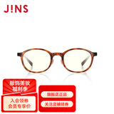 睛姿（JINS）防蓝光眼镜儿童学生防辐射眼镜护目镜TR90镜框FPC17A104【2-8岁】 487 棕色（有包装）