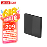 联想（Lenovo）TX801原装外置光驱超薄外置DVD刻录机 24倍速CD 高速移动光驱 Type-C+USB双接口