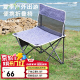 威野营（V-CAMP）折叠椅户外 便携式加大款露营椅野餐凳钓鱼椅子沙滩写生椅