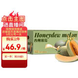 京鲜生 海南哈密瓜/西州蜜 4粒 净重10斤起 单果2.5斤起 水果端午礼盒