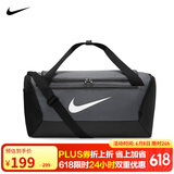 耐克NIKE男女通款斜挎包 BRSLA S DUFF 休闲包DM3976-068黑/灰 MISC