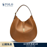 Polo Ralph Lauren 拉夫劳伦 Polo ID 女配 经典款皮革大号单肩包RL51958 270-棕色 ONE