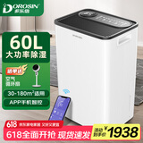 多乐信（DOROSIN） 除湿机家用大功率别墅地下室抽湿机室内防潮除湿器ER-60 60L/天
